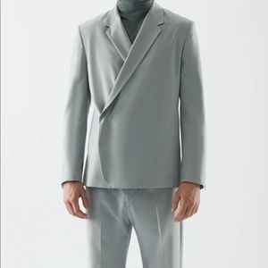 COS Tailored Wool Blazer & Tapered Pants.